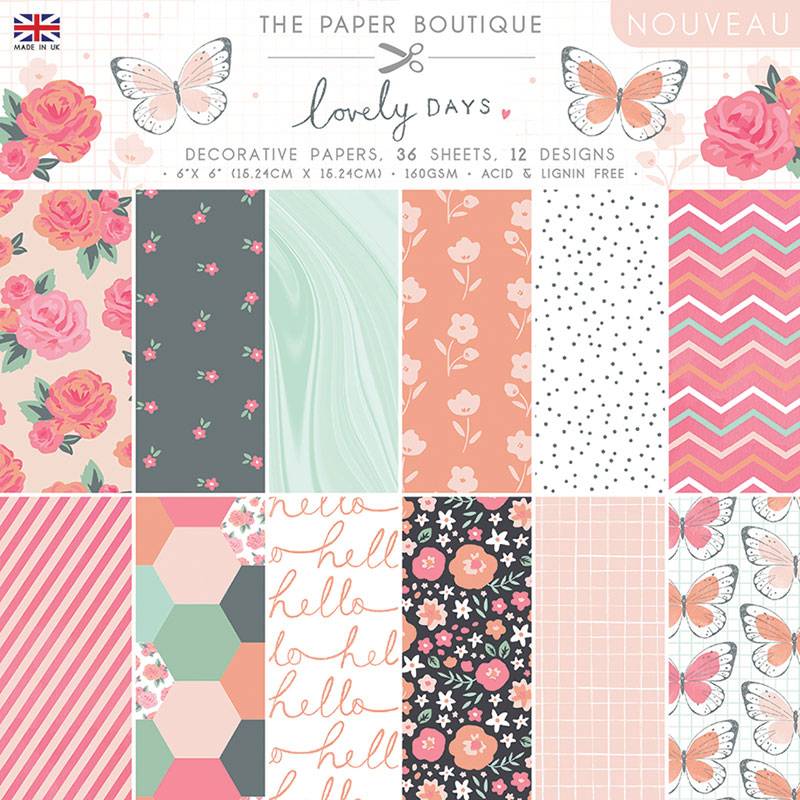 The Paper Boutique Lovely Days 6x6 Paper Pad-1