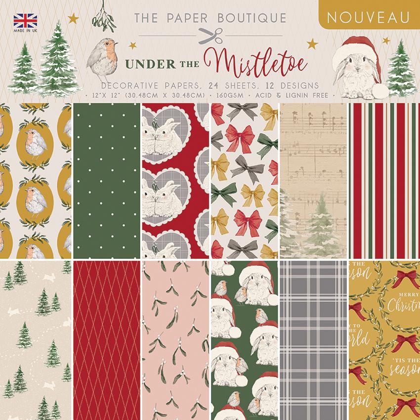 The Paper Boutique Under the Mistletoe 12x12 Paper Pad-1