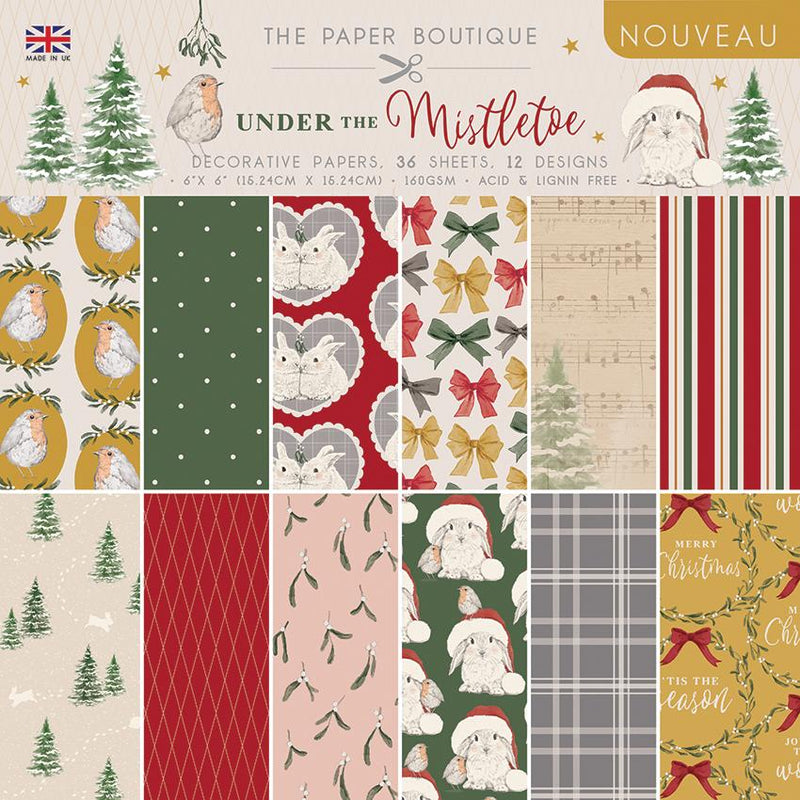 The Paper Boutique Under the Mistletoe 6x6 Paper Pad-1