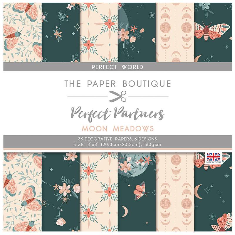 The Paper Boutique Perfect Partners - Moon Meadows 8x8 Florals-1