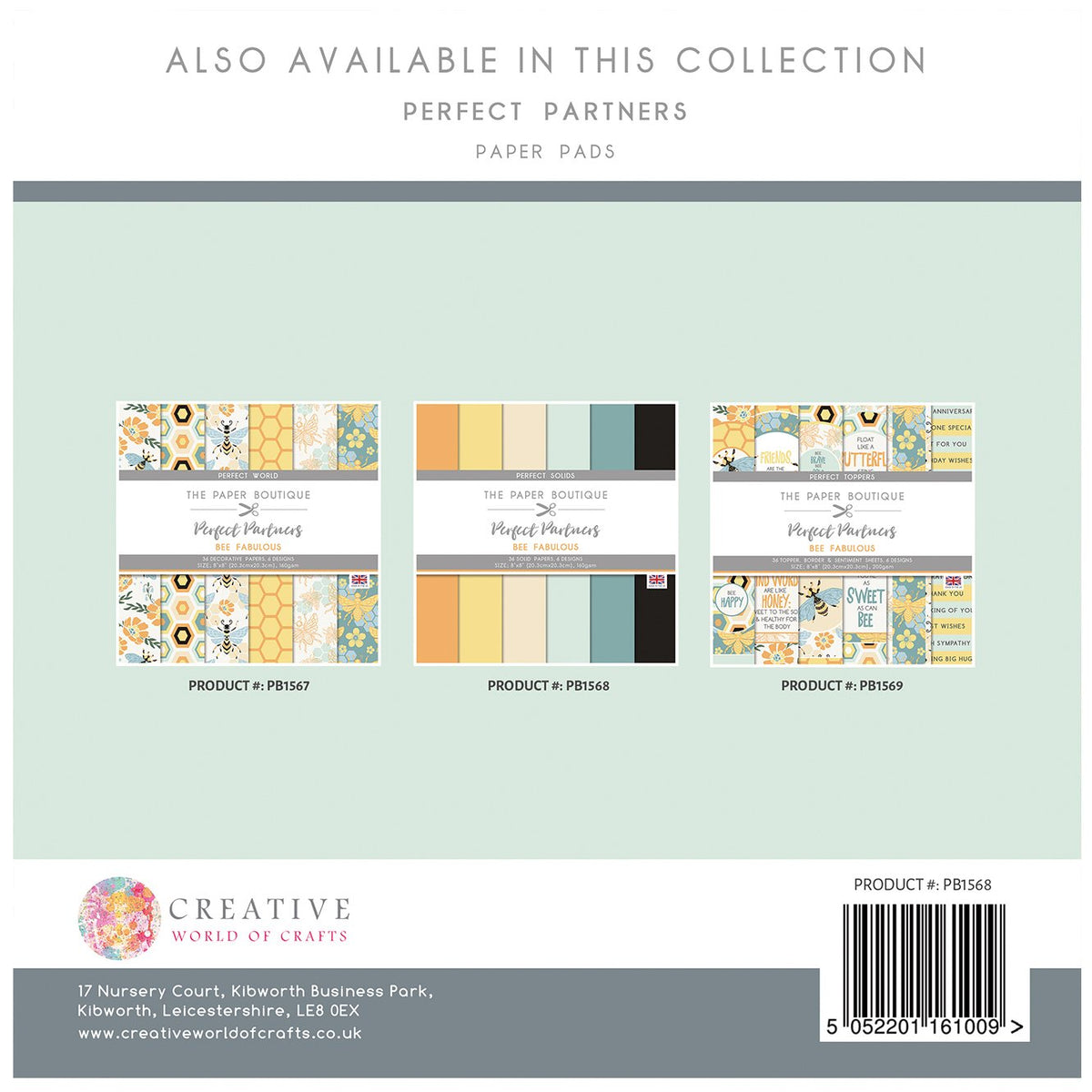 The Paper Boutique Perfect Partners - Bee Fabulous 8x8 Solids-2