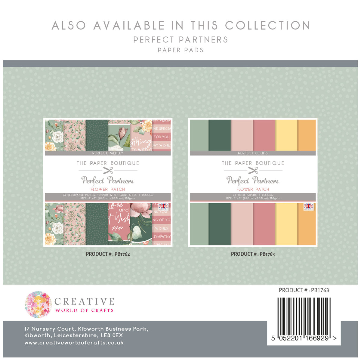 The Paper Boutique Perfect Partners Flower Patch 8 in x 8 in Colours-2