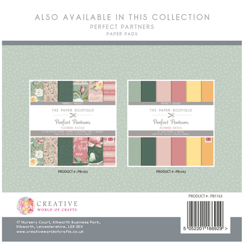 The Paper Boutique Perfect Partners Flower Patch 8 in x 8 in Colours-2