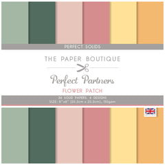 The Paper Boutique Perfect Partners Flower Patch 8 in x 8 in Colours-1