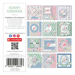 Bloc de cartes instantanées The Paper Boutique Sunny Gardens 20,3 x 20,3 cm-8