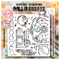 AALL and Create - 6"x6" Stencil - Astral Echoes-1