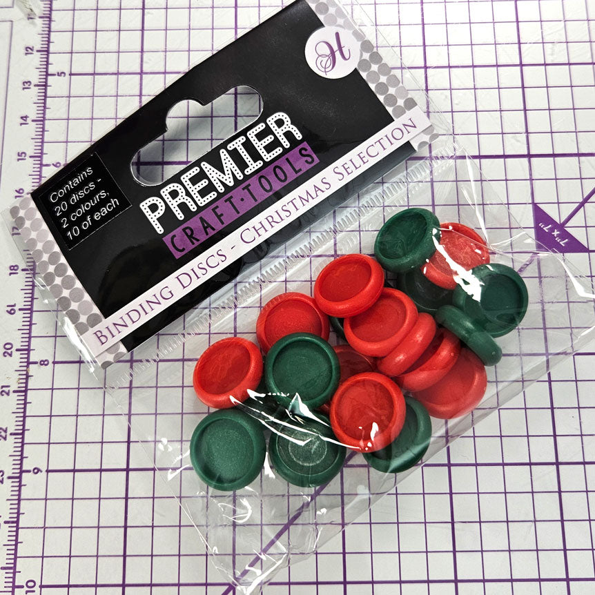Premier Craft Tools - Binding Discs - Christmas-1