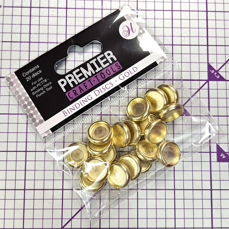 Premier Craft Tools - Binding Discs - Gold-1