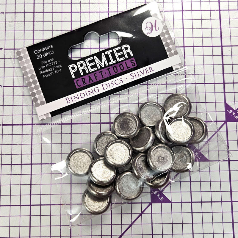 Premier Craft Tools - Binding Discs - Silver-1