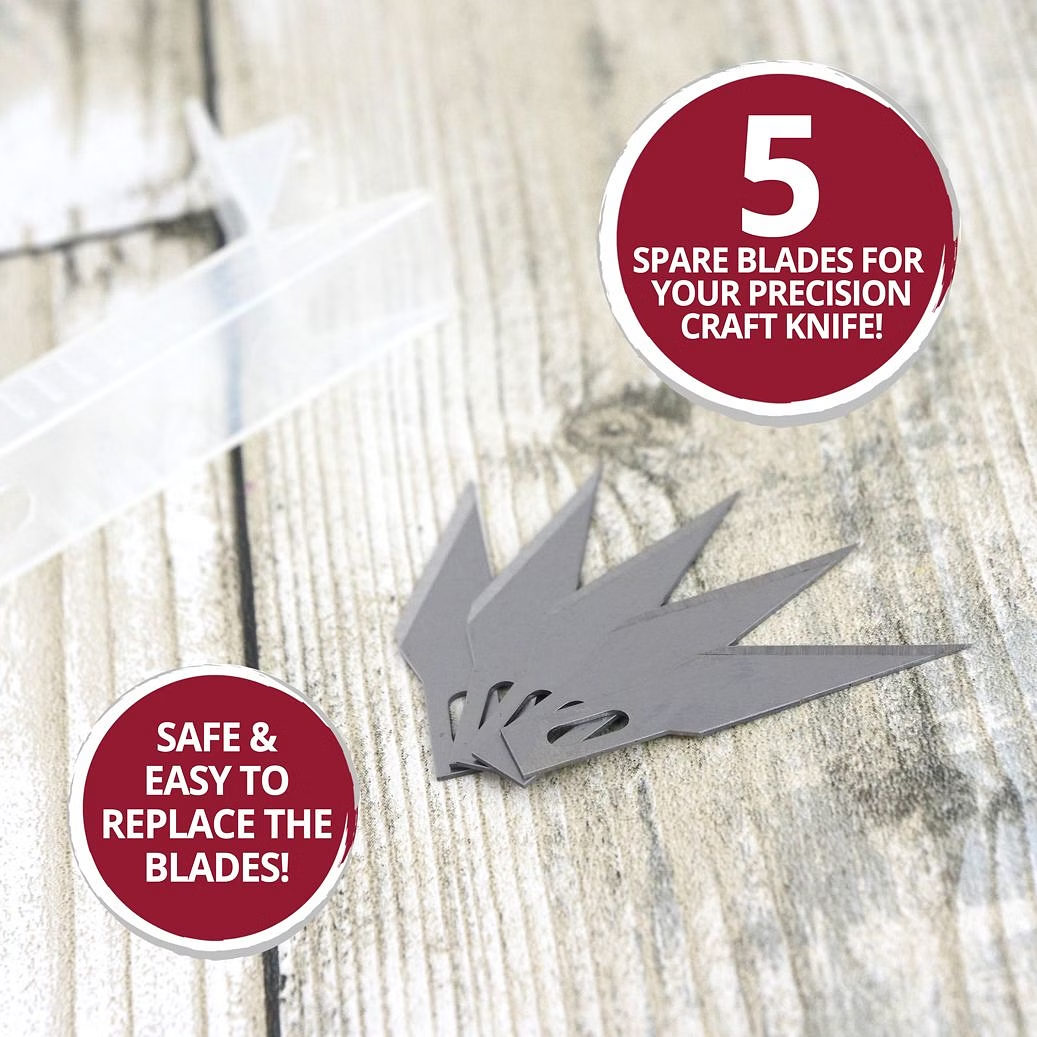 Premier Craft Tools - Spare Blades for Precision Craft Knife-4