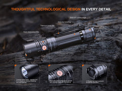 Fenix PD36R V2.0 Compact Rechargeable Tactical Flashlight-8