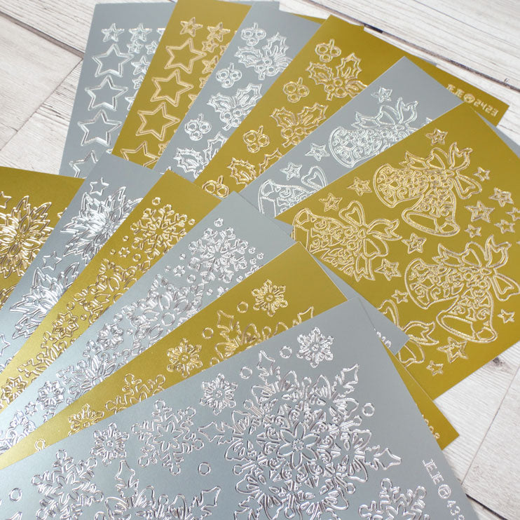 Peel Off Stickers - Set 2 - Christmas Embellishments-1