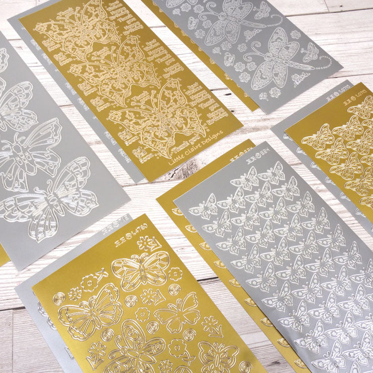 Peel Offs - Set 6 - Butterflies & Dragonflies-1