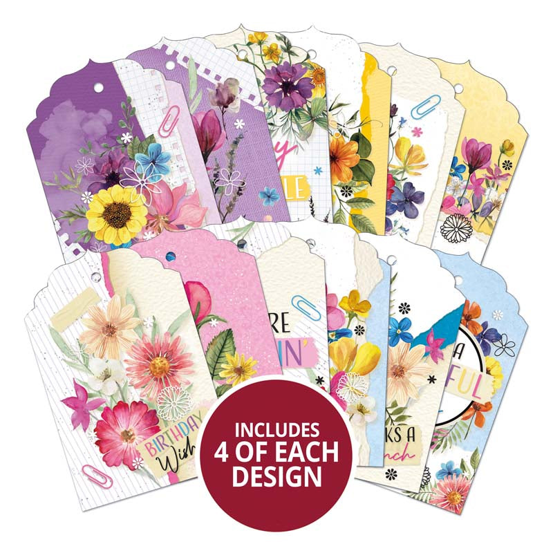 Pressed Petals Tag Pad-2
