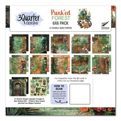 3Quarter Designs Punk'ed Forest 6x6 Paper Pack-1
