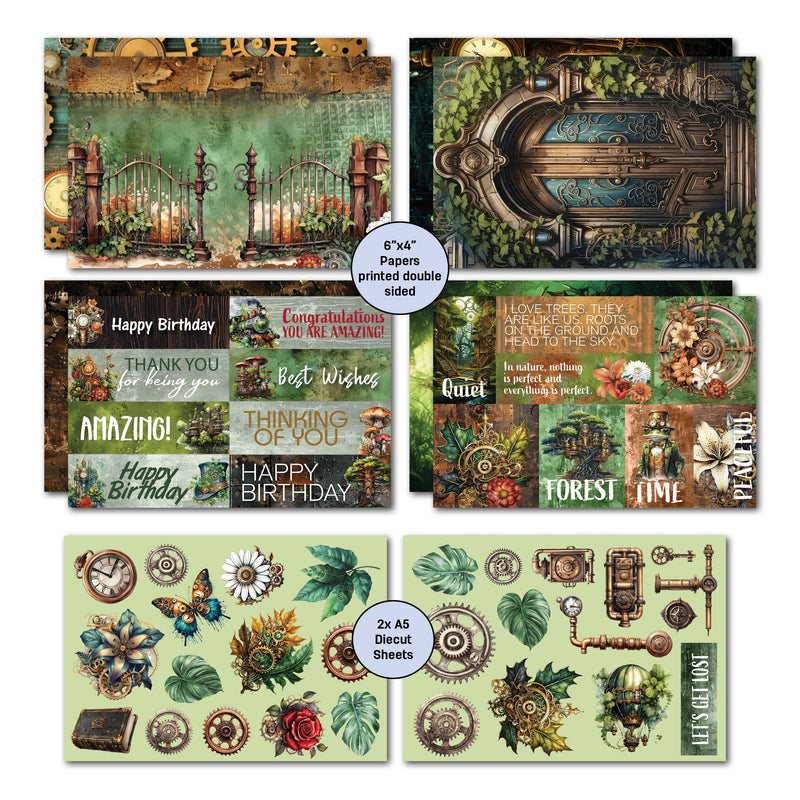 3Quarter Designs Punk'ed Forest 6x4 Card Pack-5