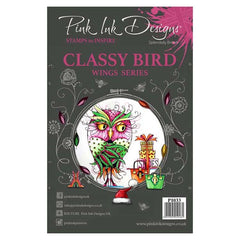 Pink Ink Designs Clear Stamp Classy Bird-1