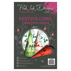 Pink Ink Designs Clear Stamp Festive Cone-1