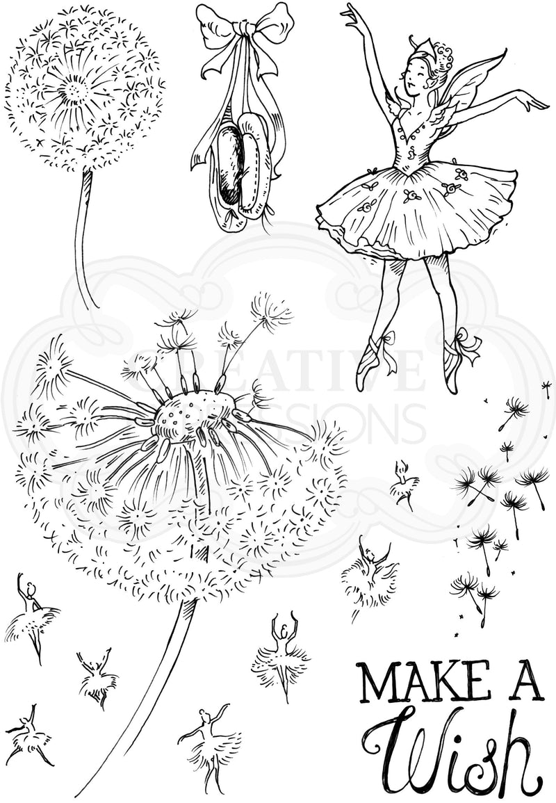 Dandelion Ballet A5 Clear Stamp Set-4