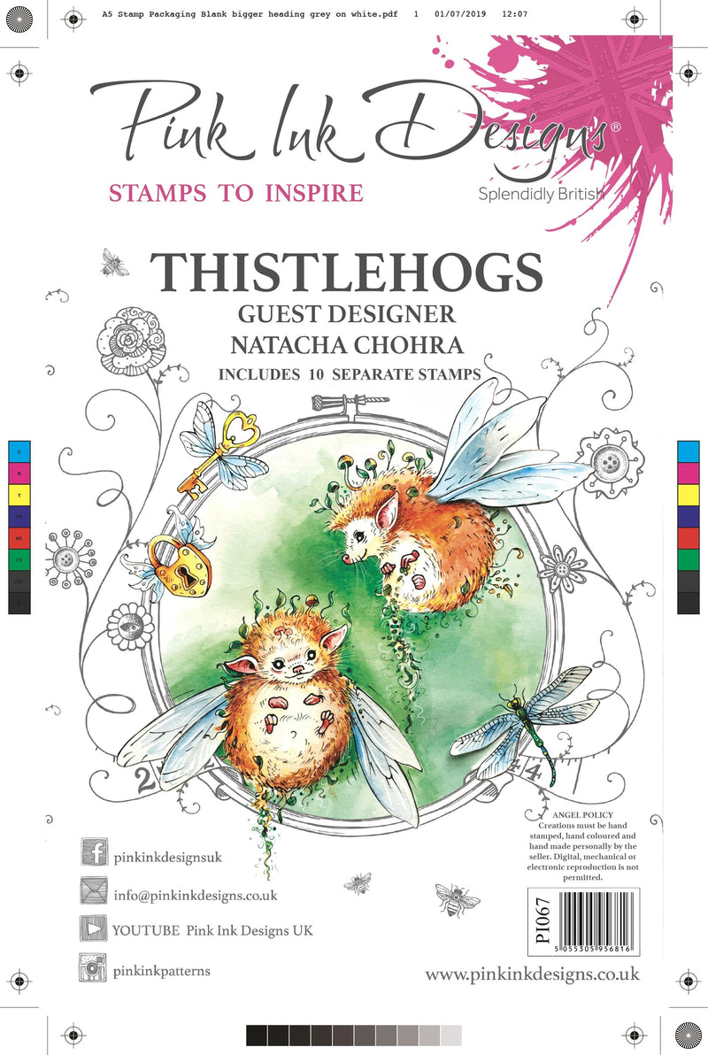Thistlehogs A5 Clear Stamp Set-1