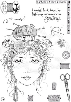Sew Lovely A5 Clear Stamp-4