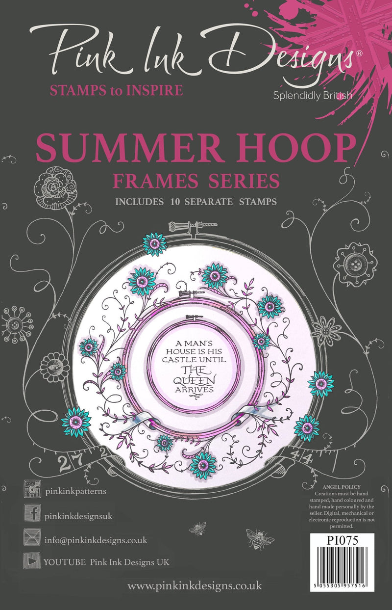 Summer Hoop A5 Clear Stamp Set-1