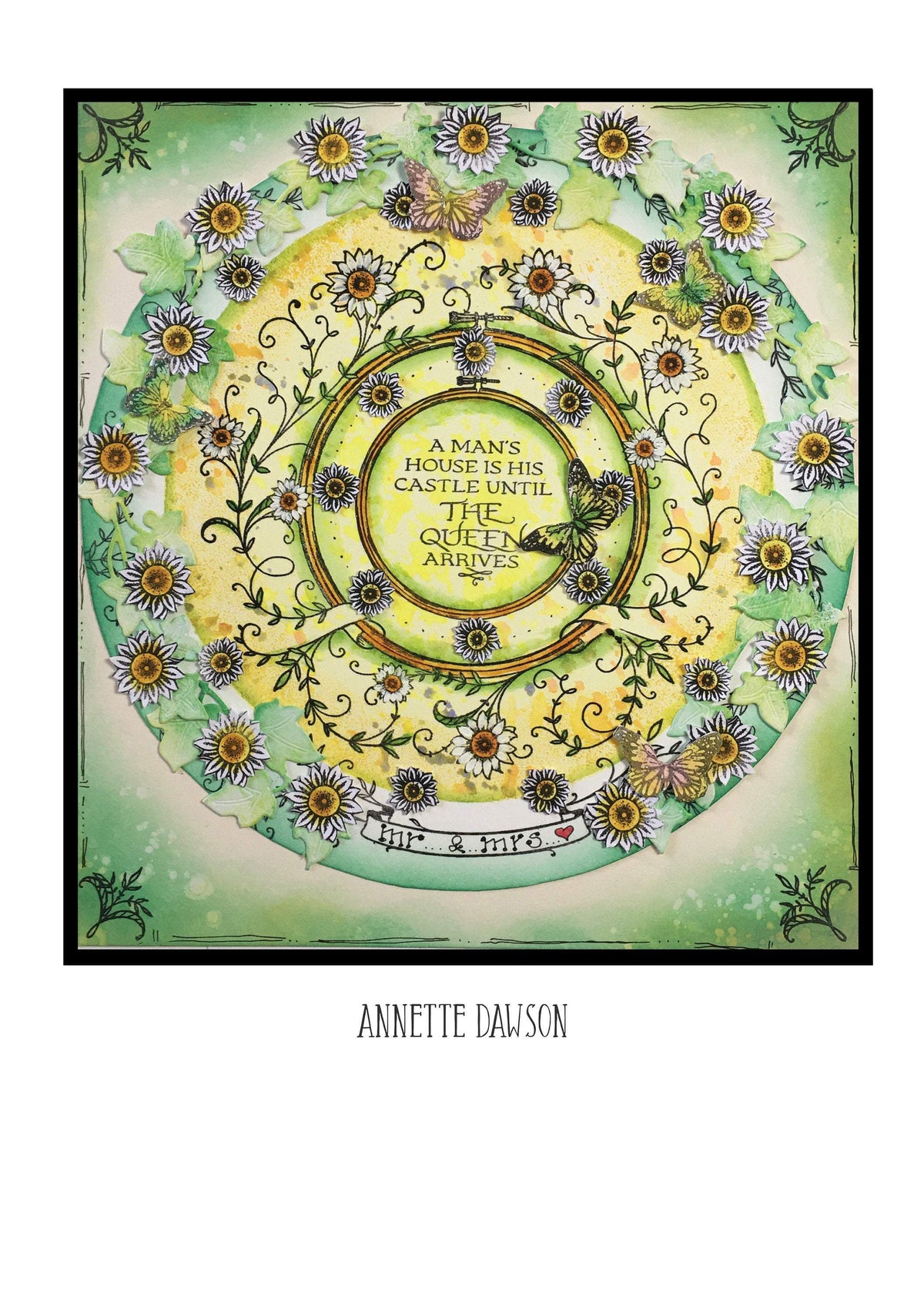 Summer Hoop A5 Clear Stamp Set-4