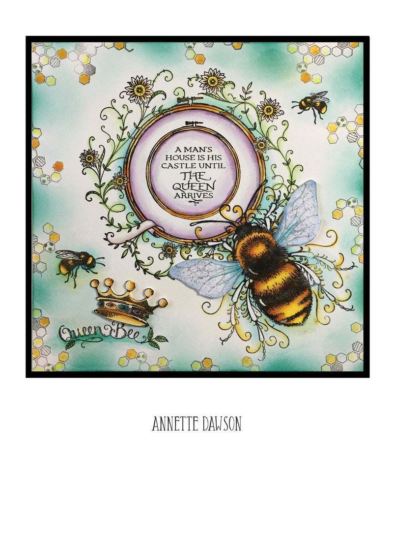Summer Hoop A5 Clear Stamp Set-5