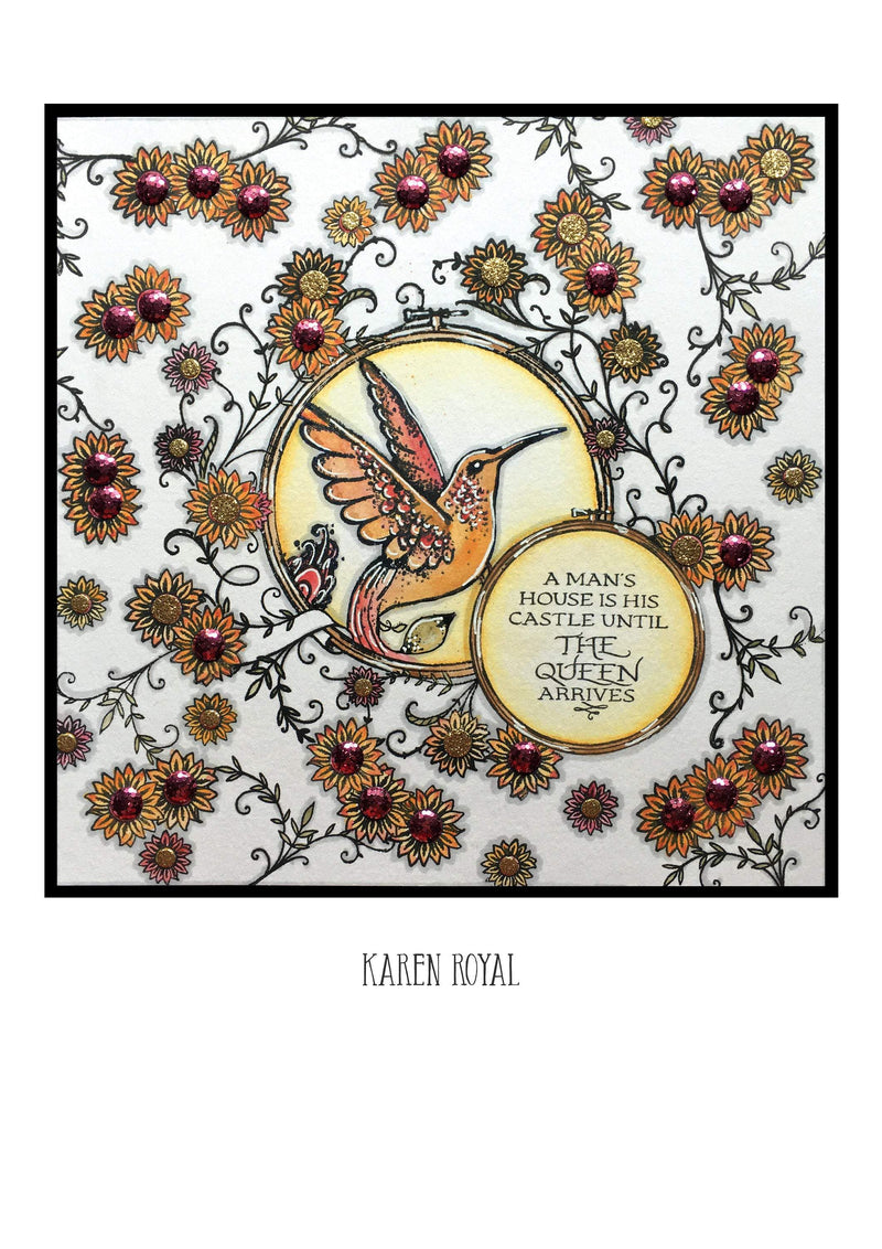 Summer Hoop A5 Clear Stamp Set-7