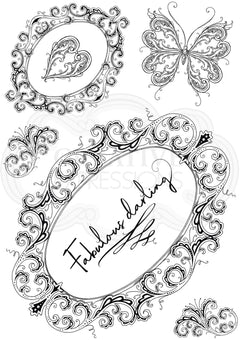 Decadance A5 Clear Stamp Set-3