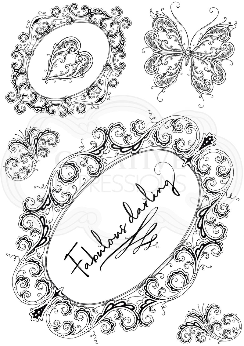 Decadance A5 Clear Stamp Set-3