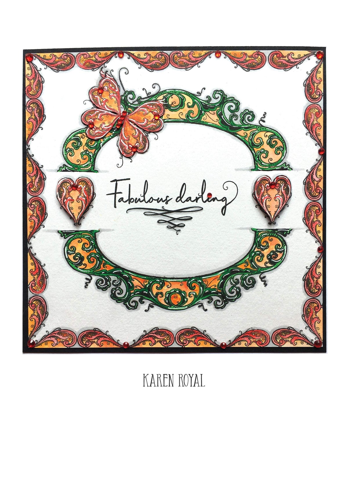 Decadance A5 Clear Stamp Set-4