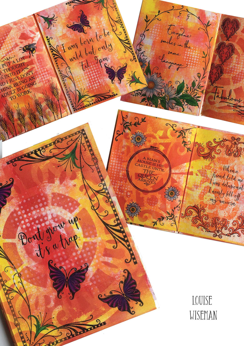 Decadance A5 Clear Stamp Set-9