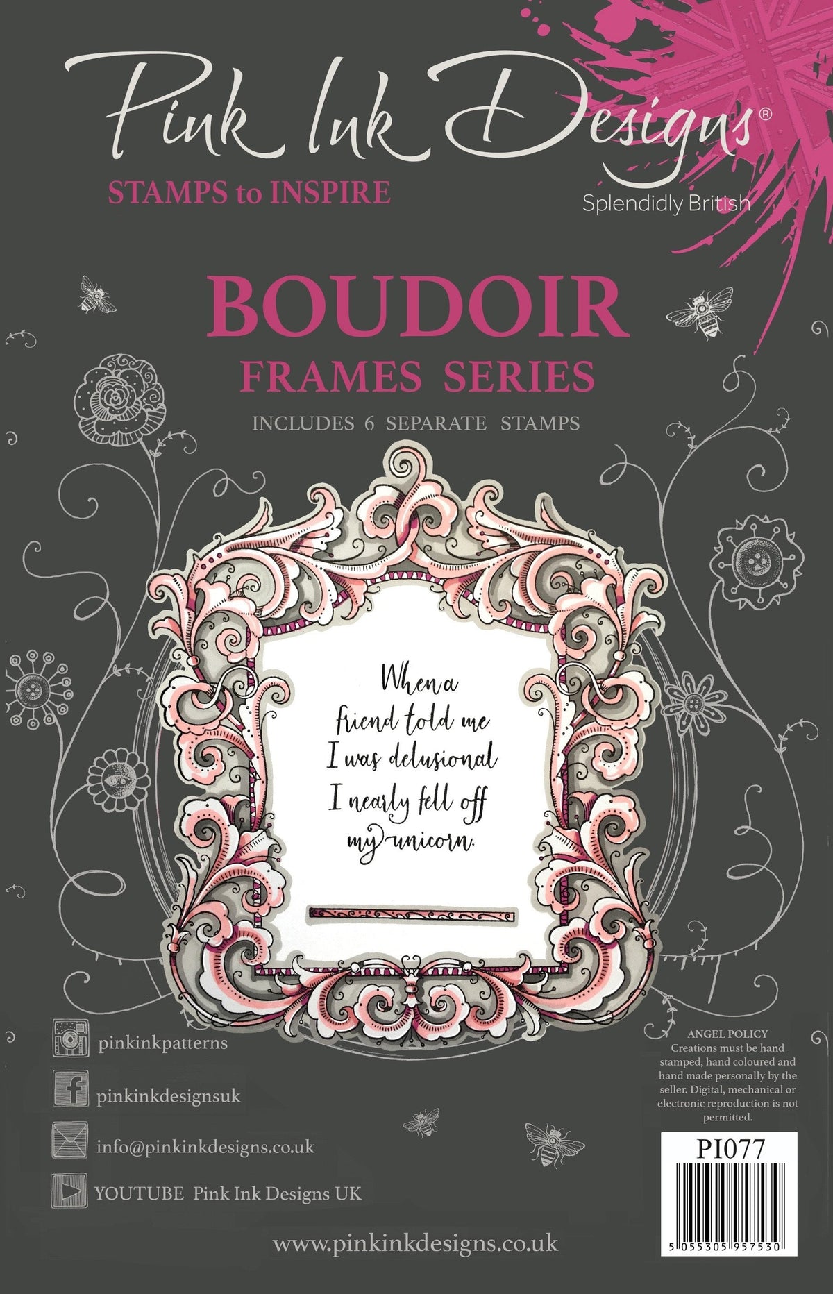 Boudoir A5 Clear Stamp Set-1