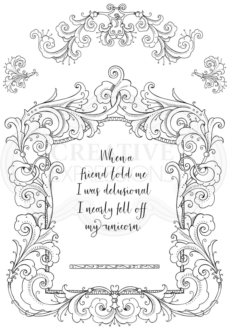 Boudoir A5 Clear Stamp Set-7