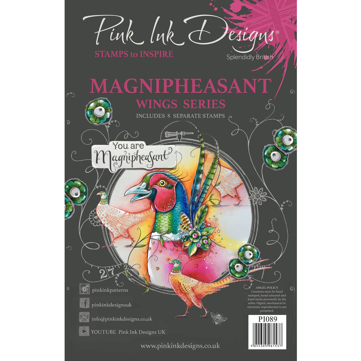 Magnipheasant A5 Clear Stamp Set-1