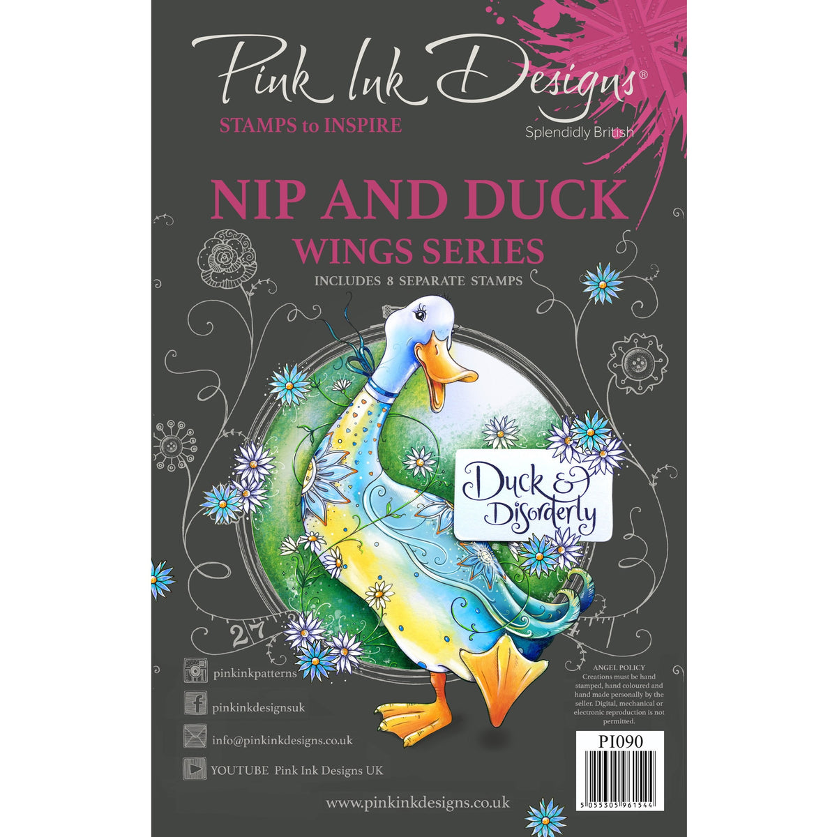 Nip & Duck A5 Clear Stamp Set-1