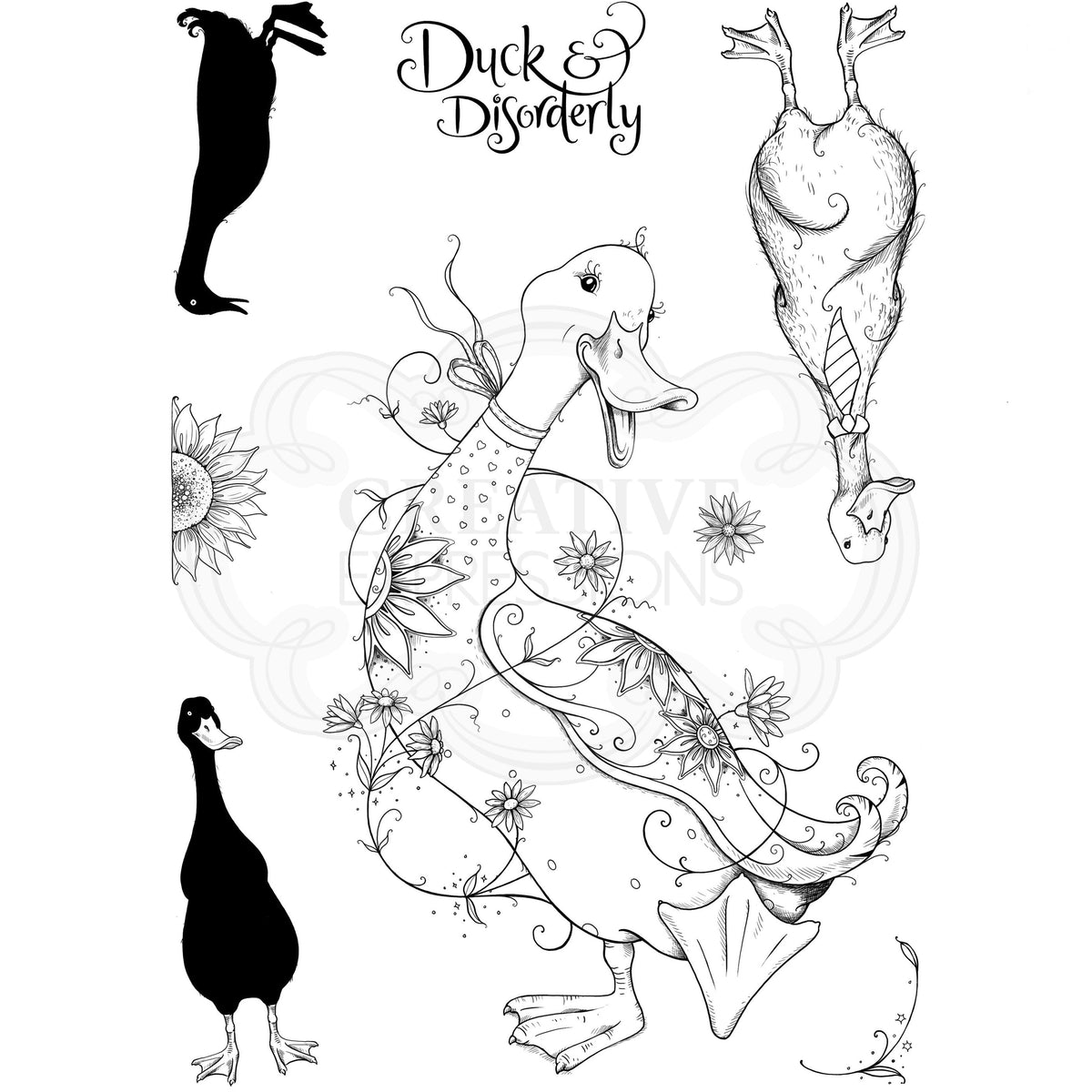 Nip & Duck A5 Clear Stamp Set-7