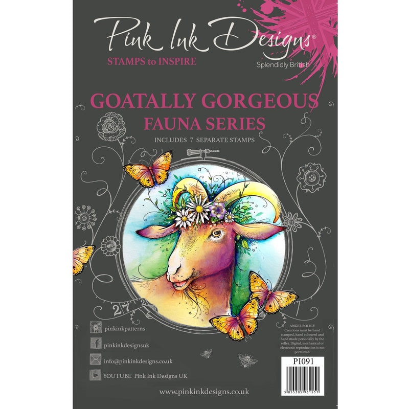 Goatally Gorgeous A5 Clear Stamp Set-1