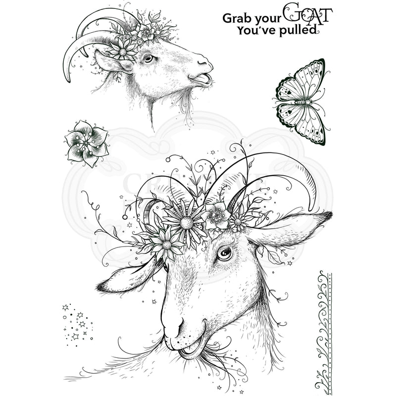 Goatally Gorgeous A5 Clear Stamp Set-6