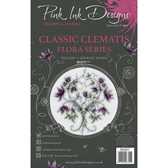 Pink Ink Designs Classic Clematis A5 Clear Stamp Set-1