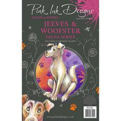 Pink Ink Designs Jeeves & Woofster A5 Clear Stamp Set-1