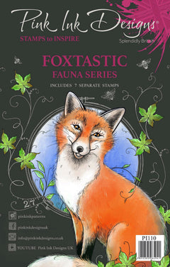 Pink Ink Designs Foxtastic A5 Clear Stamp-1