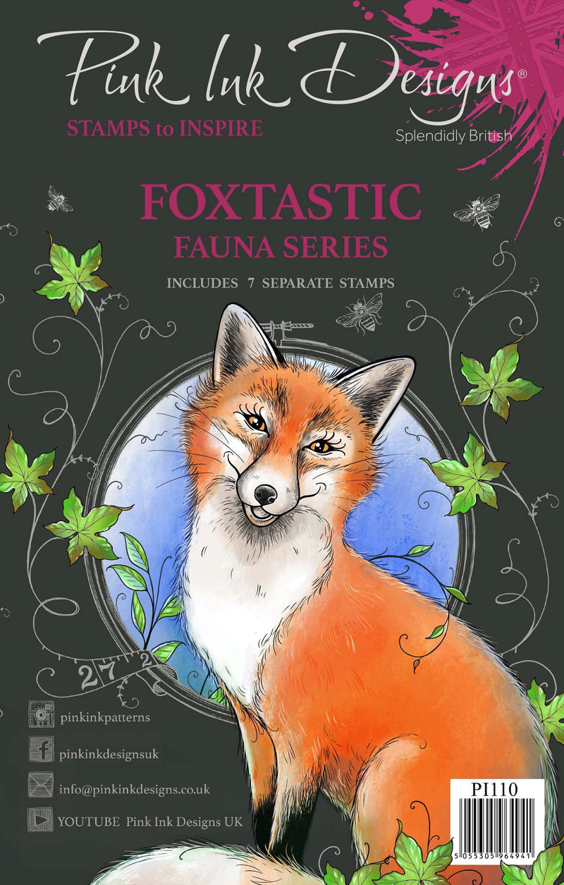 Pink Ink Designs Foxtastic A5 Clear Stamp-1