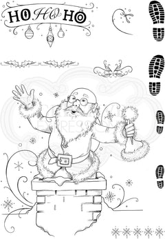 Pink Ink Designs Just Be-Claus A5 Clear Stamp-8