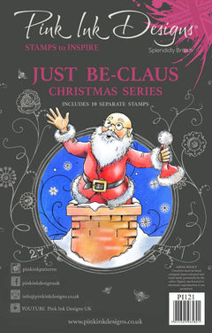 Pink Ink Designs Just Be-Claus A5 Clear Stamp-1