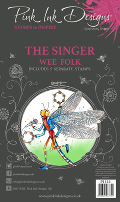 Pink Ink Designs The Singer A6 Clear Stamp Set-1