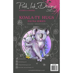 Pink Ink Designs Koala-ty Hugs 6 in x 8 in Clear Stamp Set-1