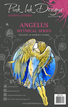 Pink Ink Designs Angelus 6 in x 8 in Clear Stamp Set-1