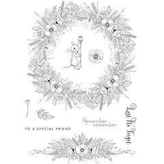 Pink Ink Designs Remember Remember 6 in x 8 in Clear Stamp Set-4